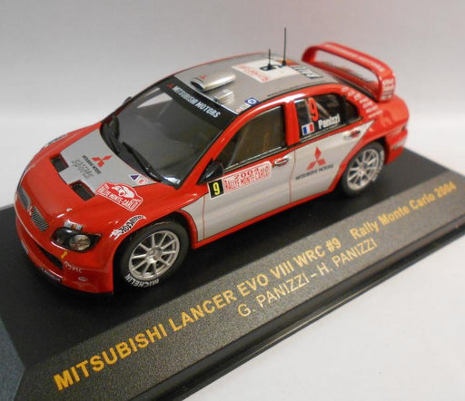 Ixo 1/43 Scale RAM146 MITSUBUSHI LANCER EVO VIII WRC #9 2004