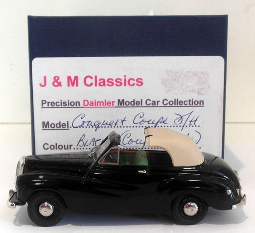 J&M Classics 1/43 Scale  JM08 - Daimler Conquest Drop Head Coupe De Ville Black