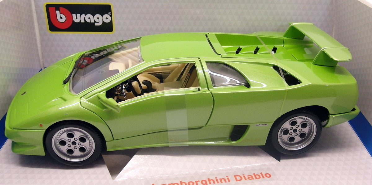 Burago 1/18 Scale - 18-12042 Lamborghini Diablo Metallic Green