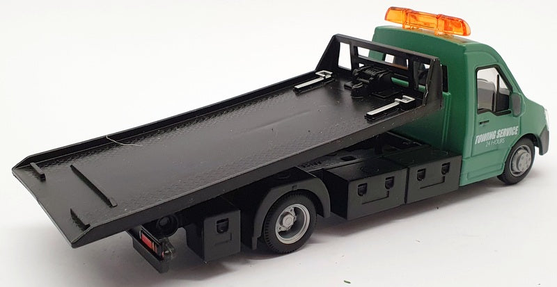 Burago 1/43 Scale #18 31400 - Ford Focus Car And Generic Flatbed Truck