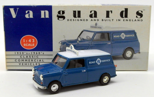 Vanguards 1/43 Scale Model Van VA14000 - Austin Mini Van - RAC