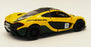 McLaren P1 - Yellow - Kinsmart Pull Back & Go Metal Model Car