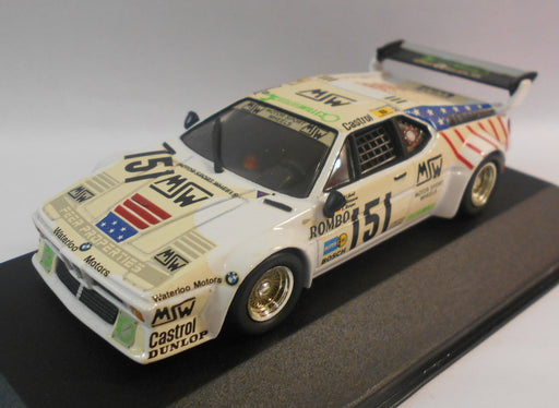 Quartzo 1/43 Scale - Q3049 BMW M1 'MSW' LE MANS 1985 DOREN/BIRRANE/LIBERT
