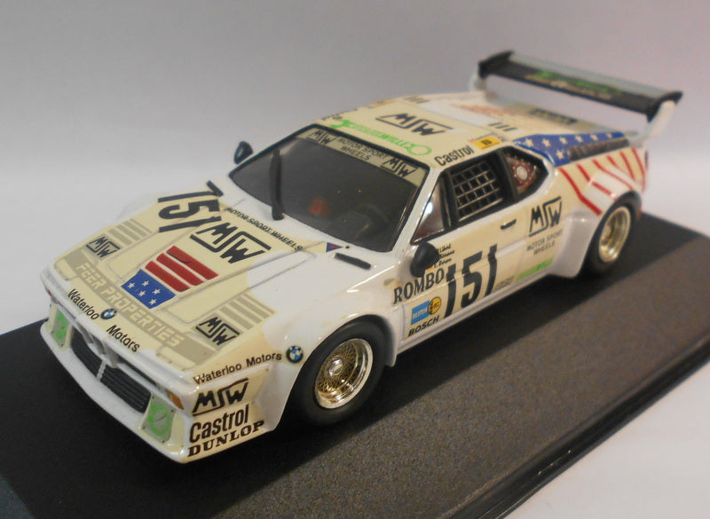 Quartzo 1/43 Scale - Q3049 BMW M1 'MSW' LE MANS 1985 DOREN/BIRRANE/LIBERT