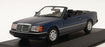 Maxichamps 1/43 Scale 940 037031 - 1991 Mercedes Benz 300 CE-24 Cabrio Met Blue