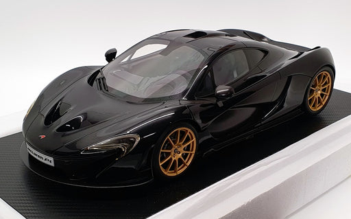 TSM True Scale Miniatures 1/12 Scale TSM161204 - McLaren P1 - Gotham Black