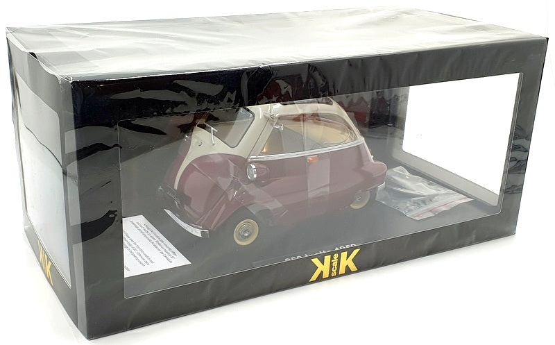 KK Scale 1/12 Scale KKDC120045 - BMW 250 Isetta 1959 - Dark Red/White
