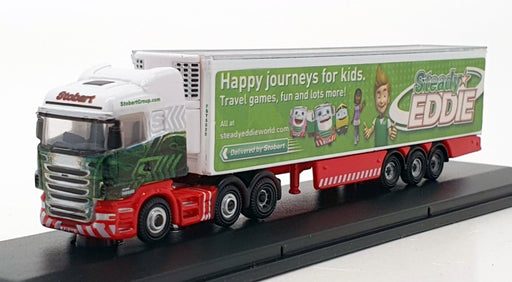 Oxford Diecast N Gauge NSHL16FR - Scania Highline Fridge Trailer - Stobart