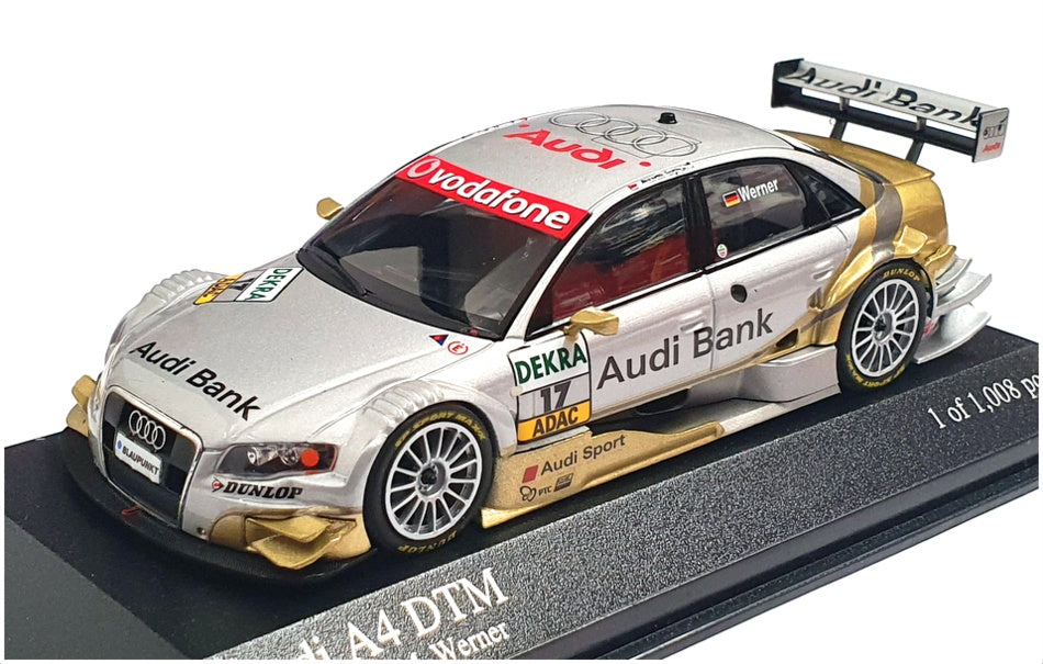 Minichamps 1/43 Scale 400 079667 Audi A4 DTM 2007 #17 M