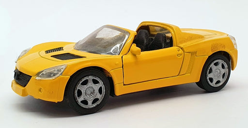 Maisto 12cm Long Diecast Pull Back & Go Model Car MA05Y - Yellow