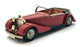 Motorkits 1/43 Scale Built Kit MK01R - 1937 Bentley 4-1/4L DHC - Metallic Dk Red