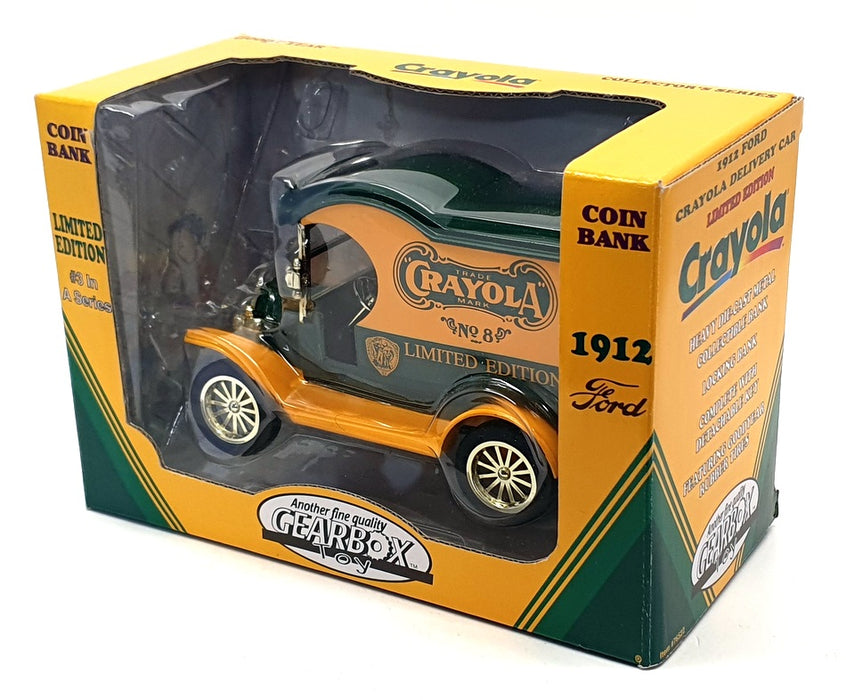 Gearbox 14cm Long Diecast Coin Bank 76522 - 1912 Ford Crayola Delivery Car