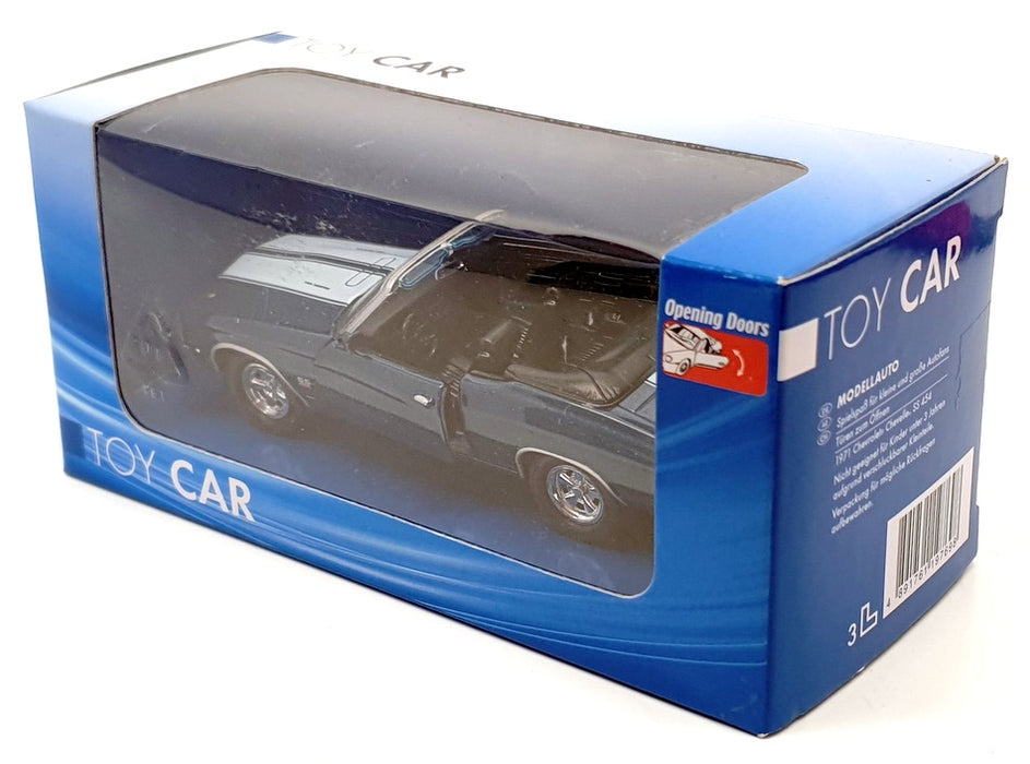 Welly 11.5cm Long Diecast 19769 - 1971 Chevrolet Chevelle SS 454 - Blue