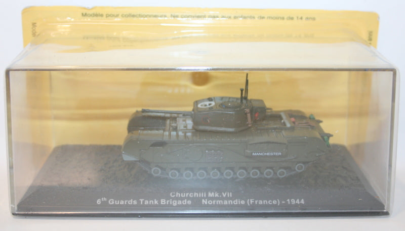 Altaya 1/72 Scale Diecast - Churchill MKVII 6th Guards Tank Brigade -France 1944