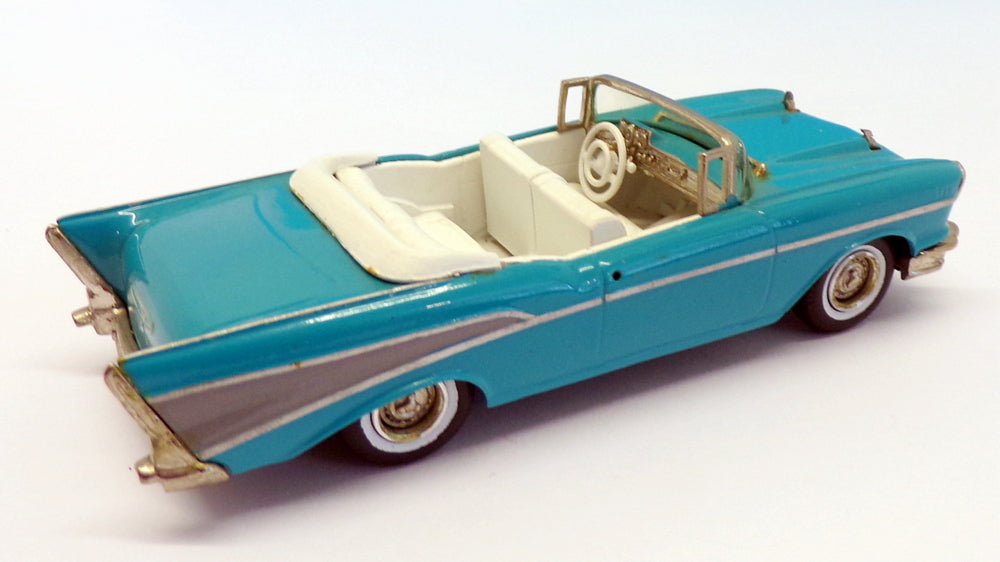 Western Models 1/43 Scale WMS44X - 1957 Chevrolet Bel Air Open - Blue