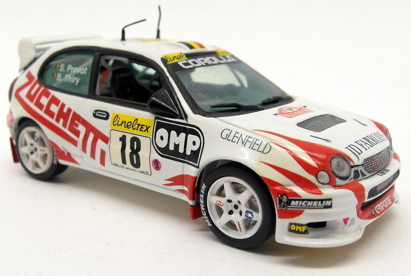 Skid 1/43 Scale Diecast 17APR2018T Toyota Corolla WRC Monte Carlo 2000