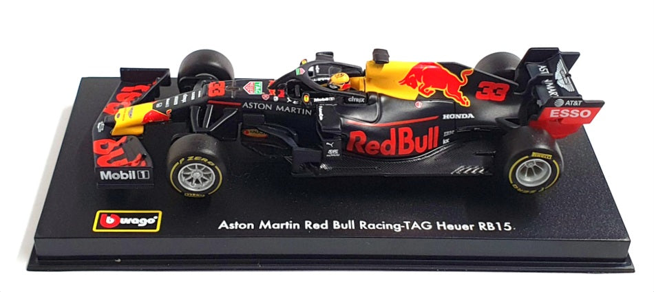 Burago 1/43 Scale 18-38050 - F1 Aston Martin Red Bull RB15 Verstappen