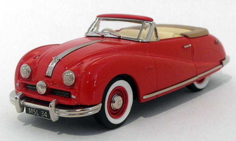 Lansdowne Models 1/43 Scale LDM44 - 1948 Austin A90 Atlantic Convertible - Red