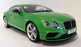 GT Spirit 1/18 Scale Resin - GT077 Bentley Continental GT V8S Metallic green