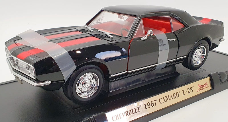 Road Signature 1/18 Scale Model Car 92188 - 1967 Chevrolet Camaro Z-28 - Black