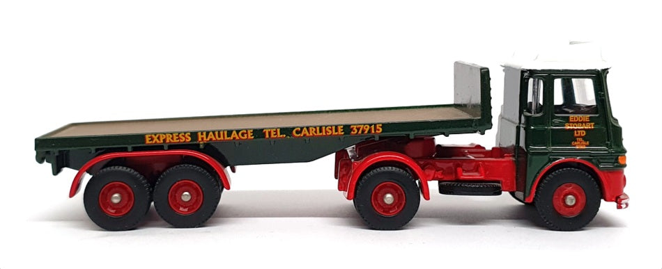 Lledo 1/76 Scale DG186001 - ERF LV Flatbed Trailer Truck - Eddie Stobart