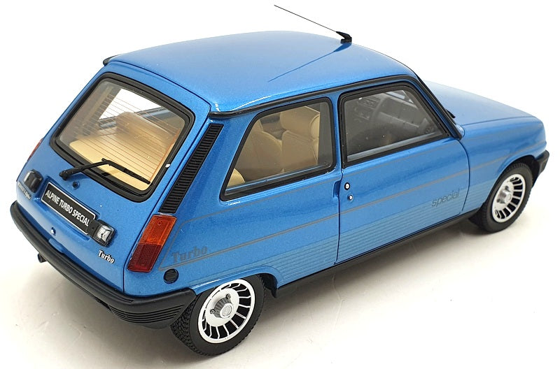Otto Mobile 1/18 Scale Resin OT966 - Renault 5 Alpine Turbo - special Blue