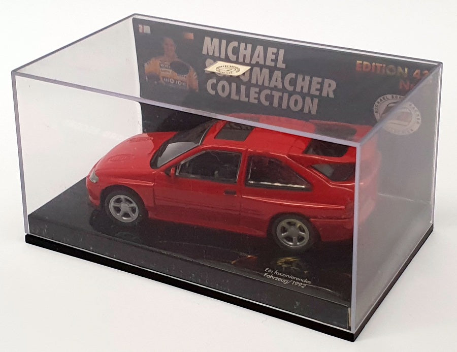Minichamps 1/43 Scale MSC 430005 - Ford Escort Cosworth Red - Schumacher