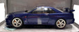 Solido 1/18 Scale Diecast S1804303 - 1999 Nissan Skyline R34 GTR Midnight Purple