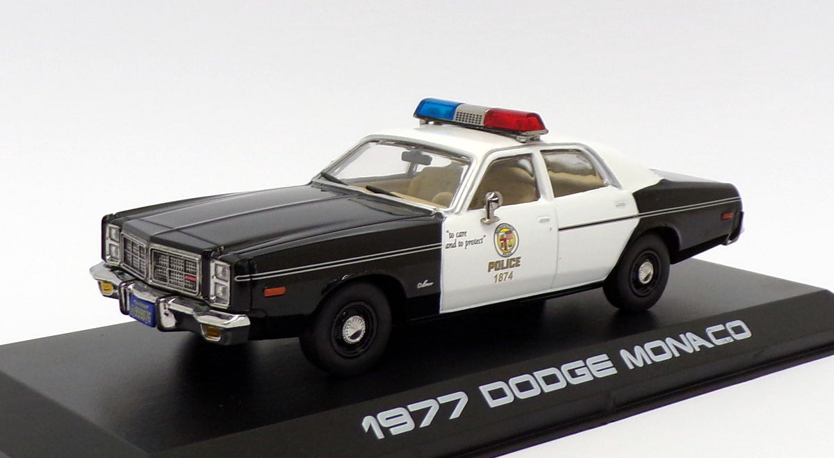 Greenlight 1/43 Scale 86534 - 1977 Dodge Monaco Police - The Terminator