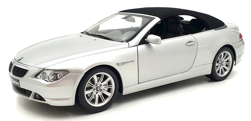 Kyosho 1/18 Scale Diecast 08702S - BMW 645Ci Cabriolet - Silver