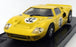 Box Model 1/43 Scale Diecast 8454 - Ford GT40 #32 SPA 68 - Yellow