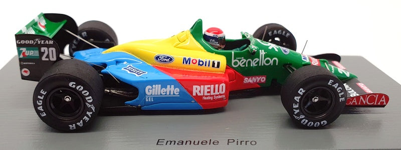 Spark 1/43 Scale S5206 - 1989 Benetton B188 #20 Emanuele Pirro French GP