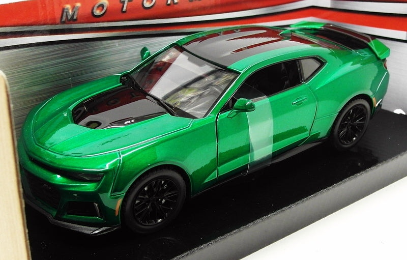 Motormax 1/24 Scale Model Car 79351 - 2017 Chevrolet Camaro ZL1 - Met Green