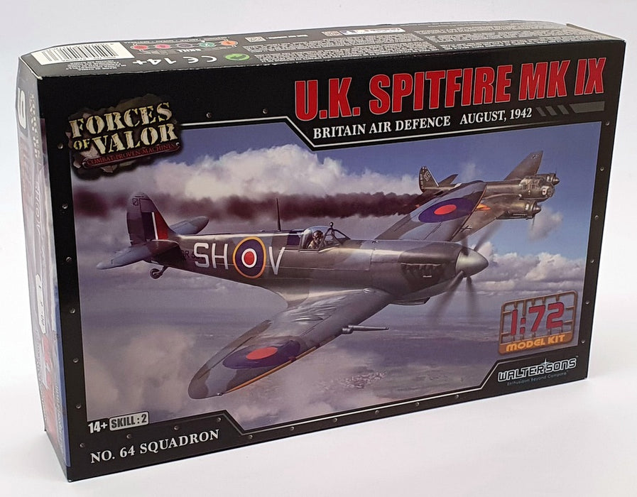 Forces Of Valor 1/72 Scale Model Kit #9 - UK Spitfire Mk. IX Aircraft 1942