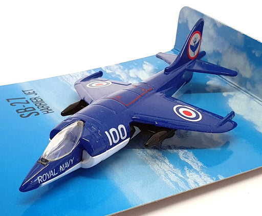 Matchbox Skybusters Appx 9cm Long SB-27 - Harrier Jet - Blue