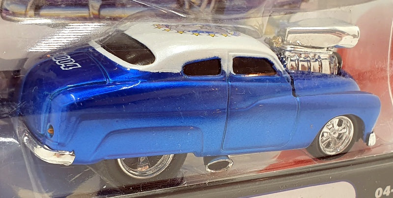 Muscle Machines 1/64 Scale Diecast 71151 04-64 - 1949 Mercury Blue