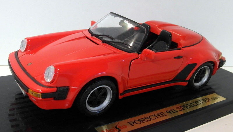 Maisto 1/18 Scale - 31802 Porsche 911 Speedster Red