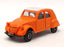 Corgi Fina 7.5cm Long Model Car CRG04 - Citroen 2cv - Orange/White