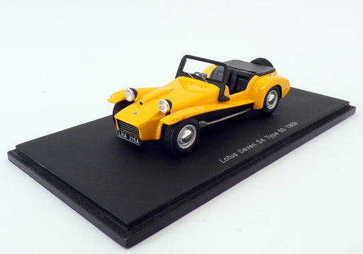 Spark 1/43 Scale Model Car S2185 - 1969 Lotus Seven Type 60 - Yellow