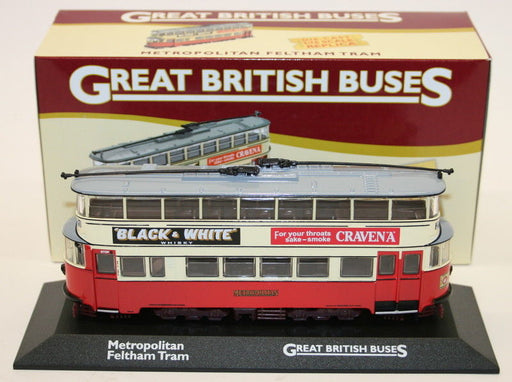 Atlas Editions 1/76 Scale 4 655 125 - Metropolitan Feltham Tram - #21 Holborn