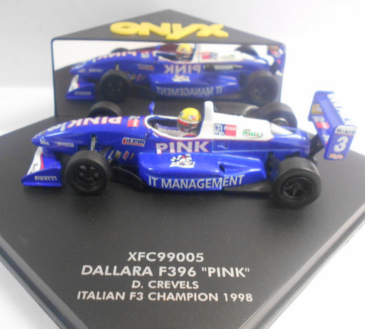 Onyx 1/43 Scale - XFC99005 DALLARA-OPEL F398 'PINK' D.CREVELS 1998