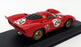 Best 1/43 Scale 9153 - Ferrari 312P Coupe - #24 Daytona 1970 - Red