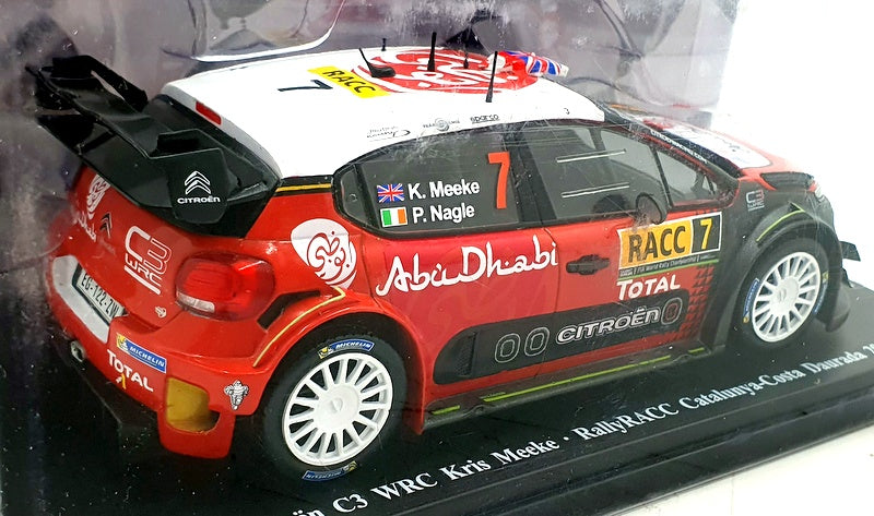 Altaya 1/24 Scale Diecast AL5122A - Citroen C3 WRC K.Meeke RACC #7 2017