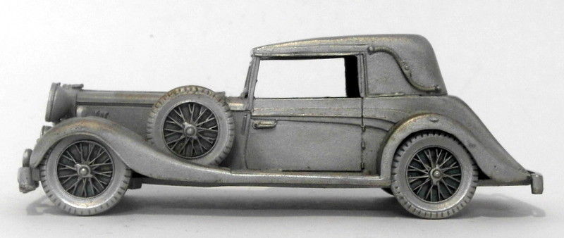 Danbury Mint Pewter - approx 1/43 scale - 1936 Alvis Speed 25