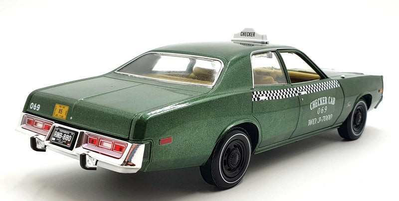 Greenlight 1/18 Scale 19110 - 1976 Plymouth Fury Beverly Hills Taxi - Green