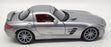 Maisto 1/18 Scale Diecast #31389 - Mercedes Benz SLS AMG - Metallic  Silver