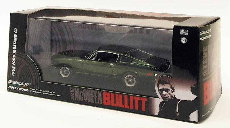 Greenlight 1/43 Scale 86431 - 1968 Ford Mustang GT - Steve McQueen Bullit