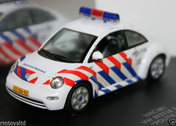 VITESSE 1/43 SCALE - VMC081 - VOLKSWAGEN VW BEETLE 2.0 POLICE POLITIE NL 2000