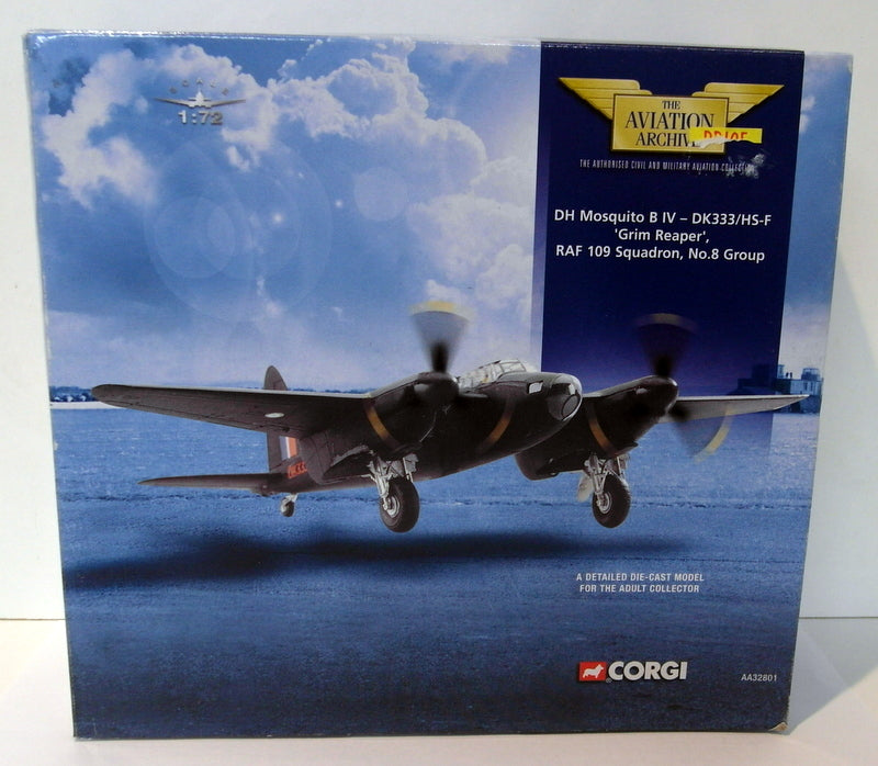 Corgi 1/72 Scale - AA32801 DH Mosquito B IV DK333/HS-F Grim Reaper 109