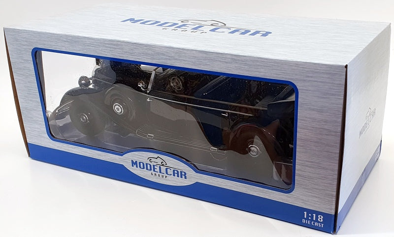 Model Car Group 1/18 MCG18207 - 1938 Mercedes Benz 770 (W150) Cabriolet - Black